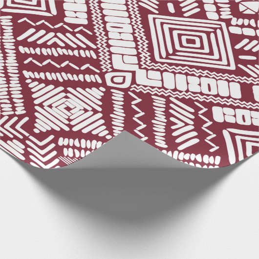 Aztec naadloos patroon cadeaupapier (Hoek)