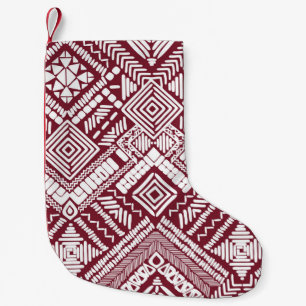 Aztec naadloos patroon kleine kerstsok