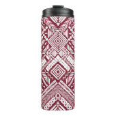 Aztec naadloos patroon thermosbeker (Voorkant)