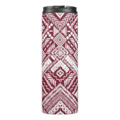 Aztec naadloos patroon thermosbeker (Achterkant)