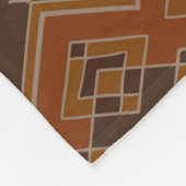 Aztec naadloos patroon. Tribal aztec print. Abstra Fleece Deken (Hoek)