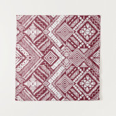 Aztec naadloos patroon wandkleed (Voorkant (horizontaal))