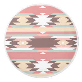 Aztec Native American Design Keramische Knop