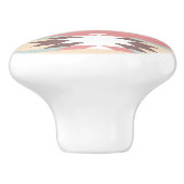 Aztec Native American Design Keramische Knop (Zijkant)