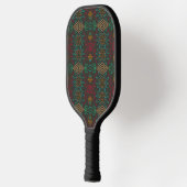 Aztec Native American Geometric Lined Pattern Art Pickleball Paddle (Links)