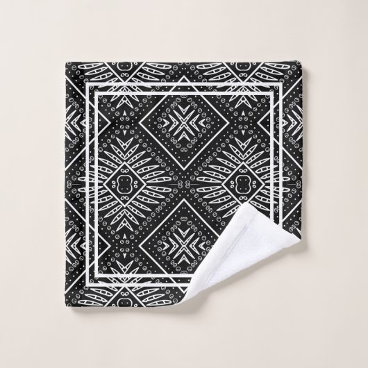 Aztec Native Patroon Badhanddoek Set Bad Handdoek (Wasdoekje)