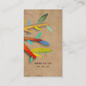 Aztec Natuur Pattern Visitekaartje (Achterkant)