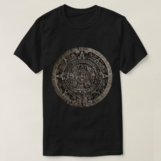 Aztec of Mayan Calendar Maya Mannen Vrouwen Kinder T-shirt (Design voorkant)