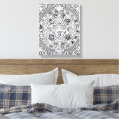 AZTEC OF MEXICA mexican Canvas Afdruk (Insitu (Slaapkamer))