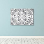 AZTEC OF MEXICA mexican Canvas Afdruk (Insitu (Houten vloer))