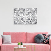 AZTEC OF MEXICA mexican Canvas Afdruk (Insitu (Woonkamer))
