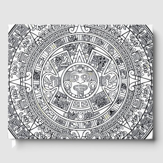 AZTEC OF MEXICA mexican Gastenboek (Voorkant)