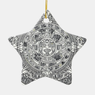 AZTEC OF MEXICA mexican Keramisch Ornament