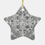 AZTEC OF MEXICA mexican Keramisch Ornament (Achterkant)