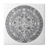 AZTEC OF MEXICA mexican keramische Tegel Tegeltje (Voorkant)