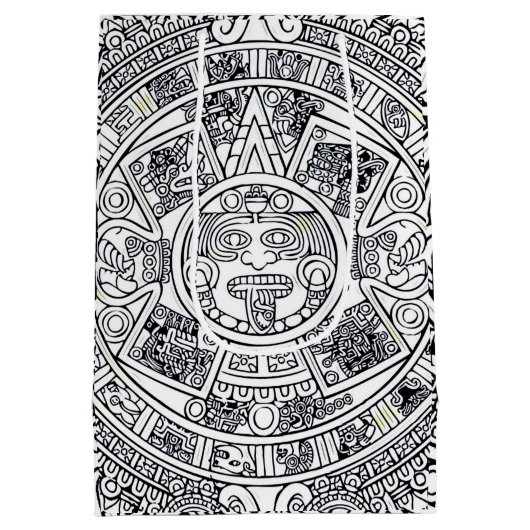 AZTEC OF MEXICA mexican Medium Cadeauzakje (Achterkant)