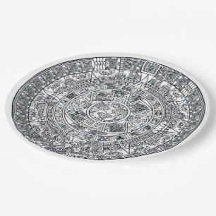 AZTEC OF MEXICA mexican Papieren Bordje