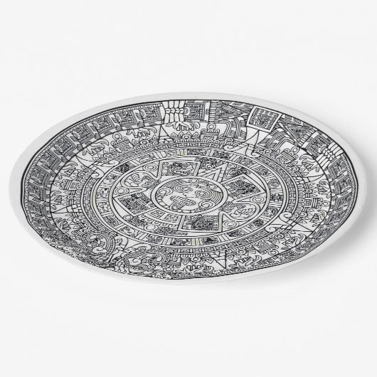 AZTEC OF MEXICA mexican Papieren Bordje (Gekanteld)