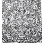 AZTEC OF MEXICA-mexican Showgordijn Douchegordijn (Voorkant)