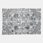 AZTEC OF MEXICA mexican Theedoek (Horizontaal)