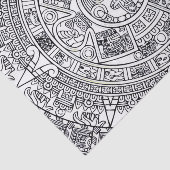 AZTEC OF MEXICA mexican Tissuepapier (Detail)