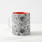 AZTEC OF MEXICA mexican Two-Tone Coffee Mok (Voorkant links)