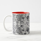 AZTEC OF MEXICA mexican Two-Tone Coffee Mok (Links)