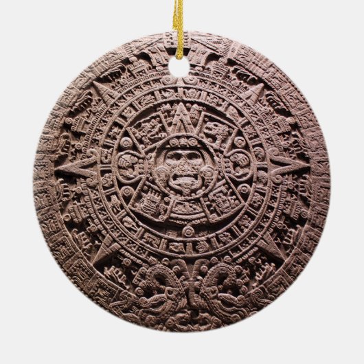 AZTEC OF MEXICAANS, KERAMISCH ORNAMENT (Achterkant)