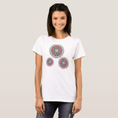 Aztec Ontmoet Alien Dames Licht Shirt (Voorkant volledig)