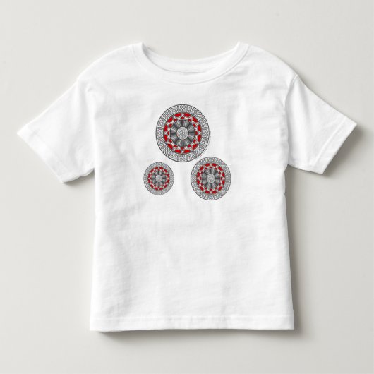 Aztec Ontmoet Alien Kind en Baby Light Shirt (Voorkant)