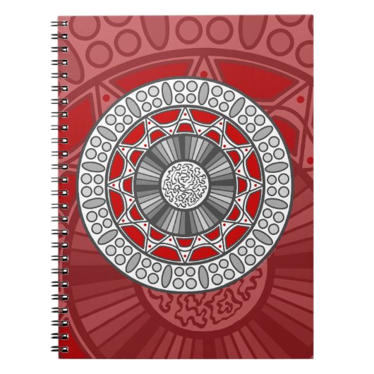 Aztec Ontmoet Alien Notitieboek (Voorkant)