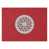 Aztec ontmoet Alien Tablecloth Tafelkleed (Voorkant (Horizontaal))
