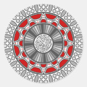 Aztec ontmoet buitenaardse Sticker (Voorkant)