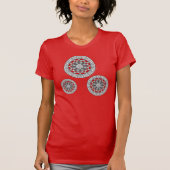 Aztec ontmoet donker Shirt van Alien Women (Voorkant)