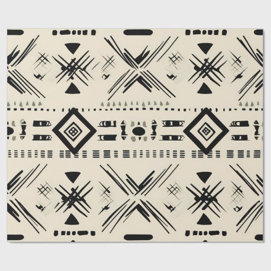 Aztec-ontwerp Cadeaupapier (Vlak)