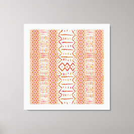 Aztec-ontwerp Canvas Afdruk