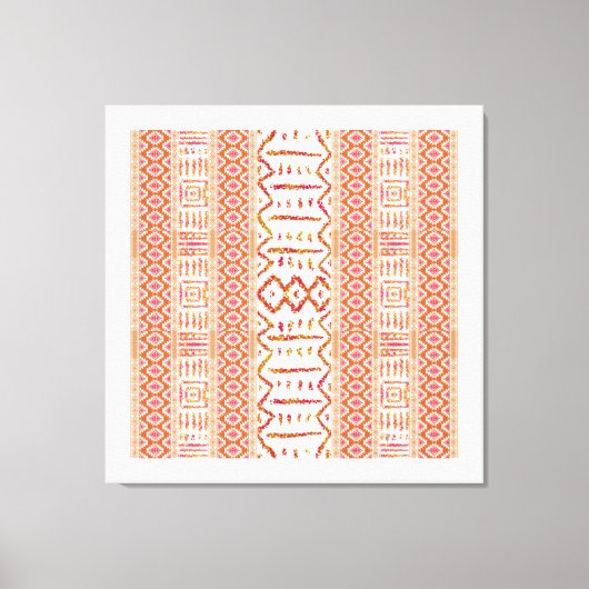 Aztec-ontwerp Canvas Afdruk (Voorkant)