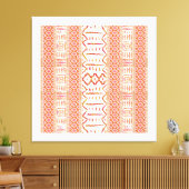 Aztec-ontwerp Canvas Afdruk (Insitu (Woonkamer))