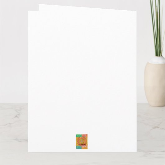 Aztec-ontwerp Kaart (Achterkant)