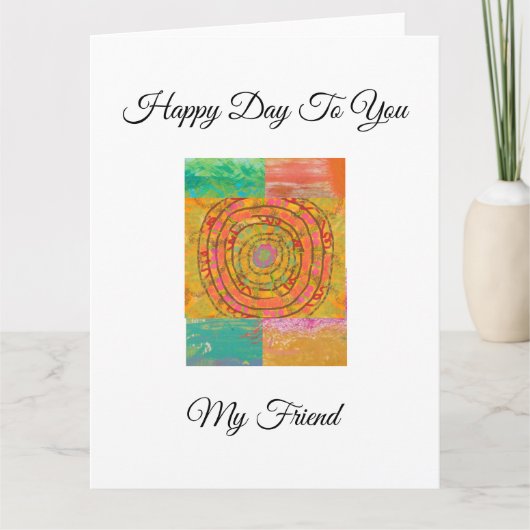 Aztec-ontwerp Kaart (Voorkant)