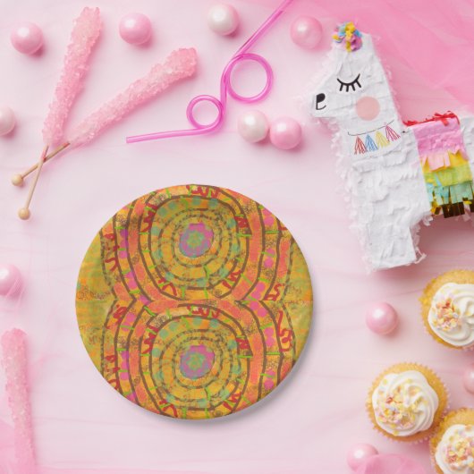 Aztec-ontwerp Papieren Bordje (Feest)