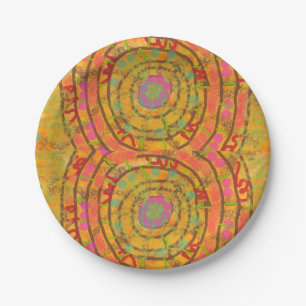 Aztec-ontwerp Papieren Bordje