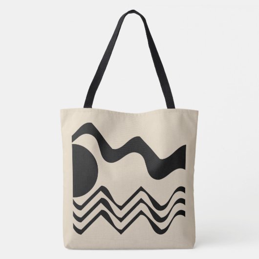 Aztec-ontwerp Tote Bag (Achterkant)