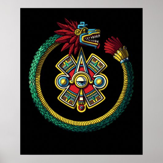 Aztec Ouroboros Poster (Voorkant)