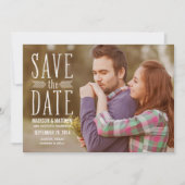 Aztec Overlay 2 | De bekendmaking van de datum ops Save The Date (Voorkant)