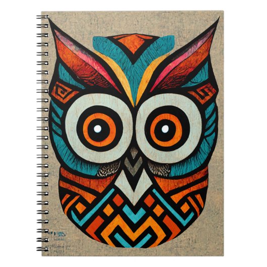 Aztec Owl Notitieboek (Voorkant)