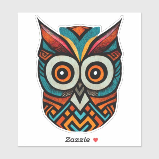 Aztec Owl Sticker (Vel)