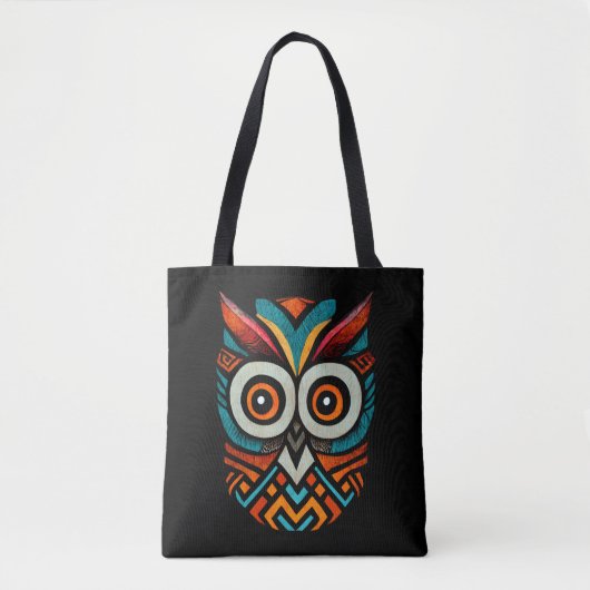 Aztec Owl Tote Bag (Voorkant)