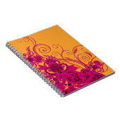 Aztec Paisley bridal planner - fuschia nectarine Notitieboek (Rechterzijde)