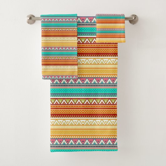 Aztec-patroon Bad Handdoek (Insitu)